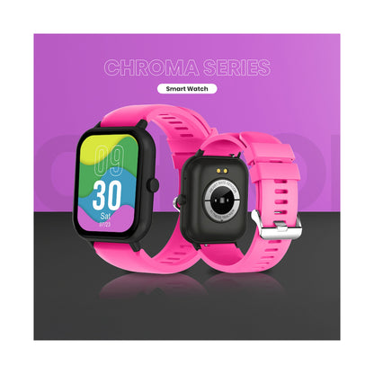 Volkano Chroma Series Smartwatch with Pink Strap