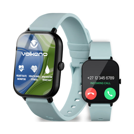 Volkano Chroma Series Smartwatch with Teal Strap