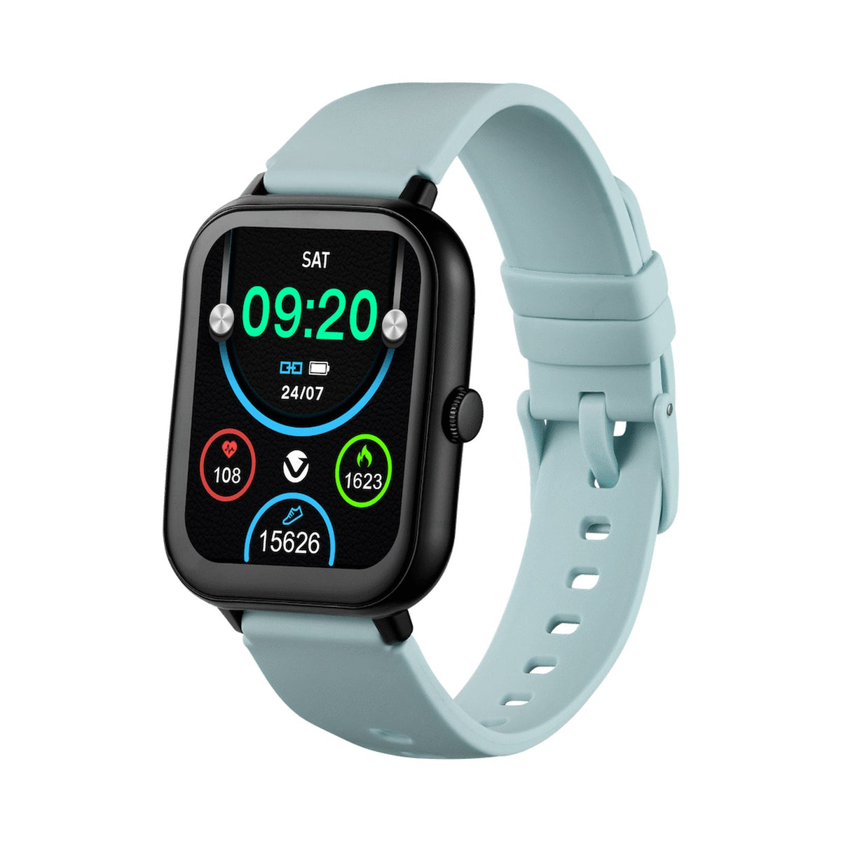 Volkano Chroma Series Smartwatch with Teal Strap