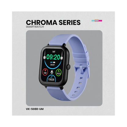 Volkano Chroma Series Smartwatch with Ultramarine Strap