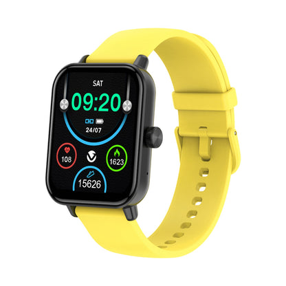 Volkano Chroma Series Smartwatch with Yellow Strap