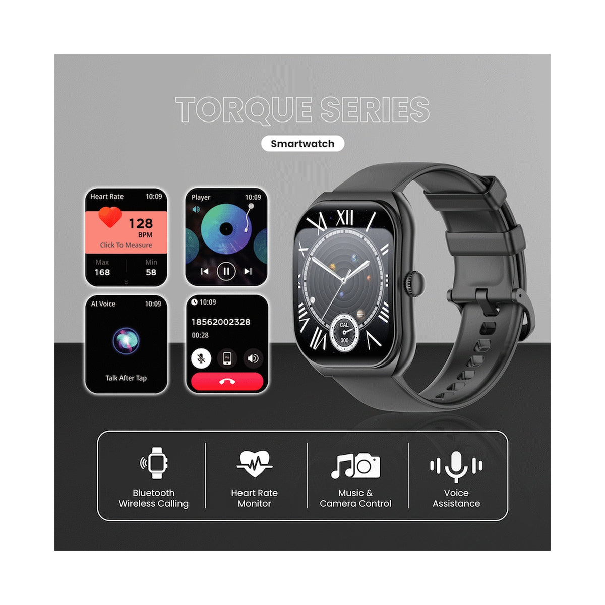 Volkano Torque Series Smart Watch