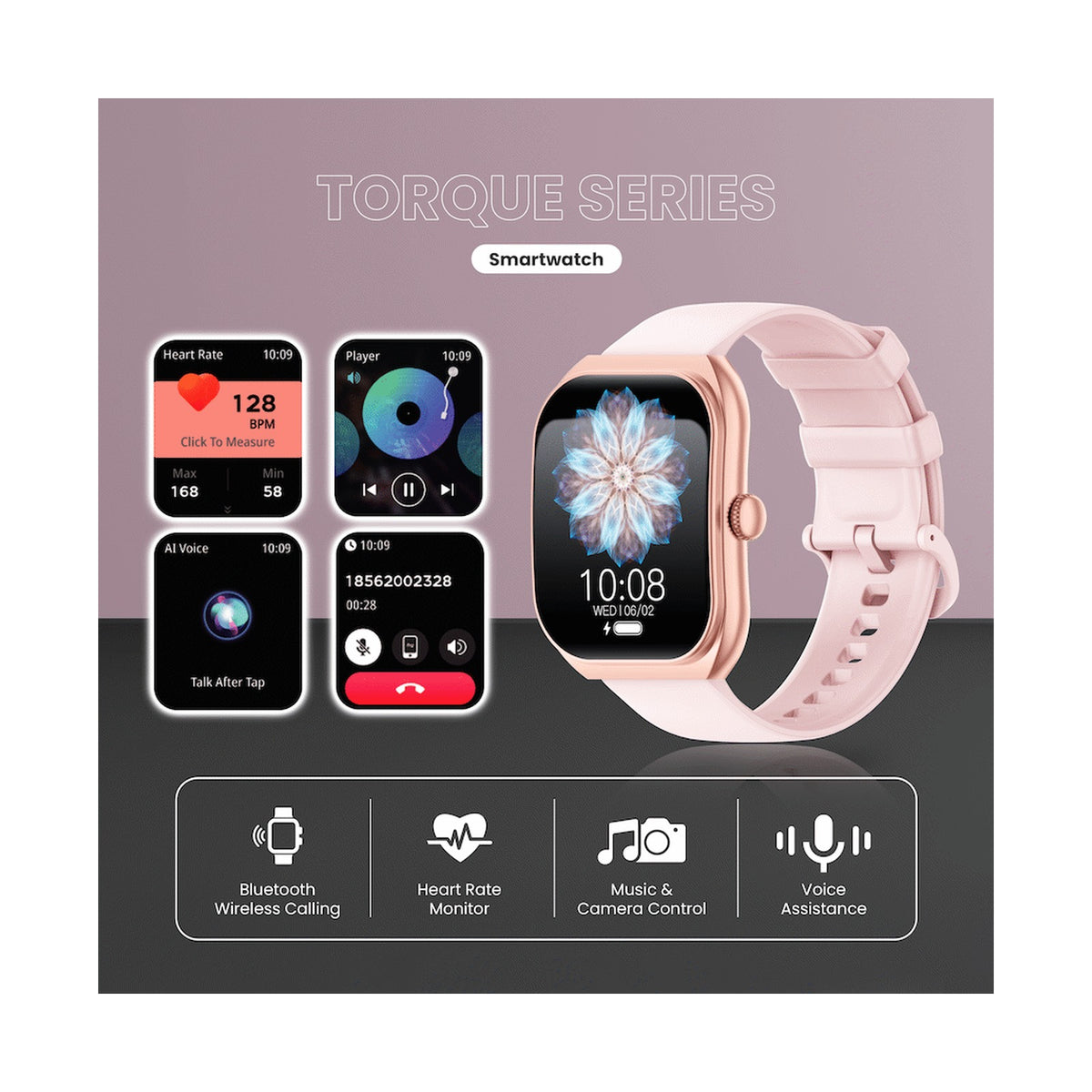 Volkano Torque Series Smart Watch
