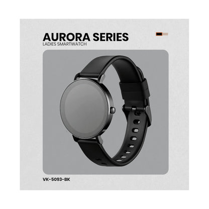 Volkano Aurora Series Ladies Smart Watch - Black
