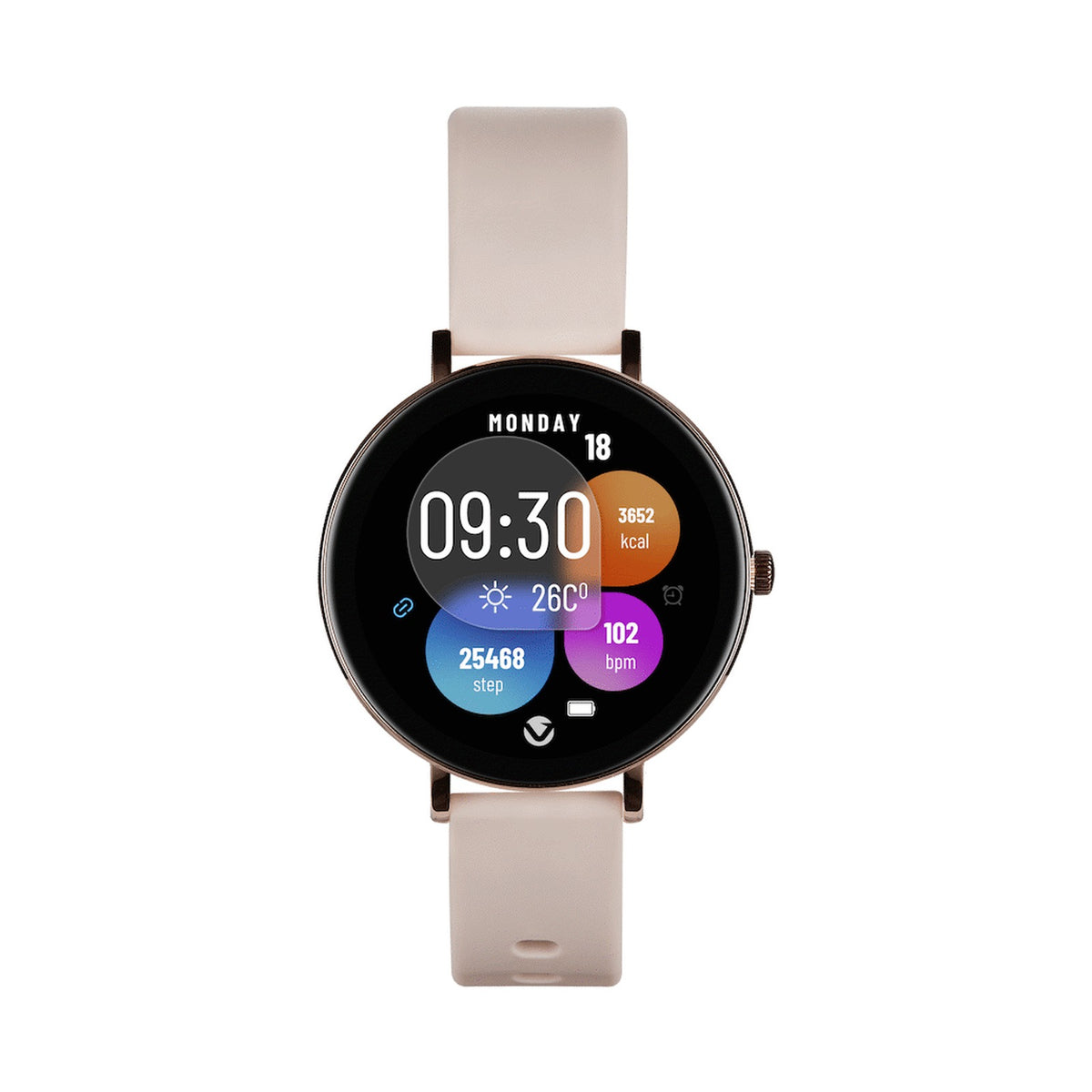 Volkano Aurora Series Ladies Smart Watch - Gold