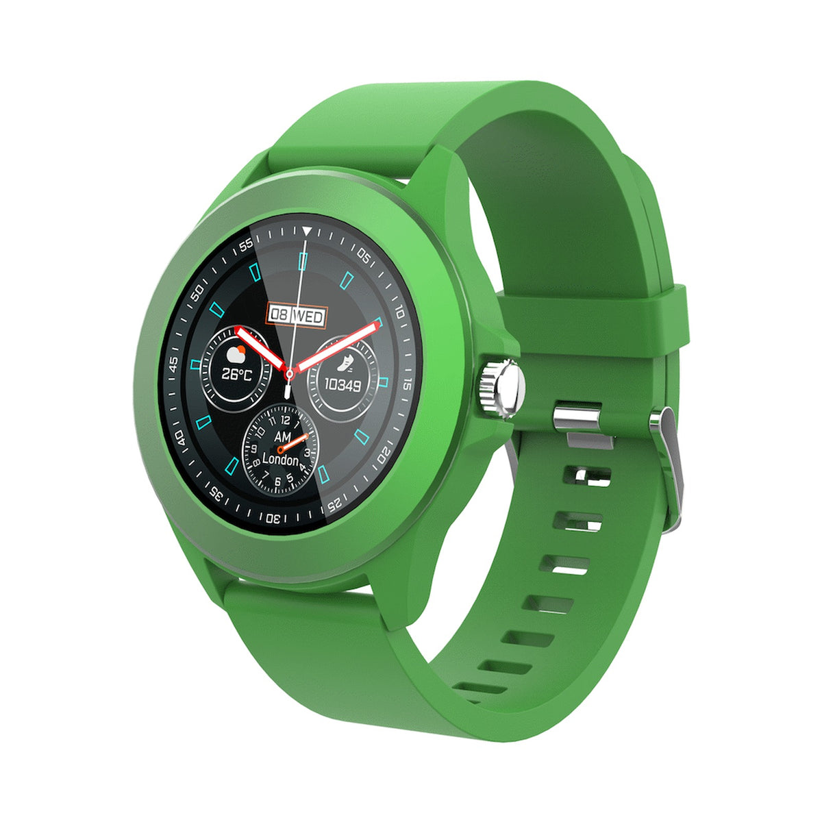 Volkano Splash Series Round Smartwatch - Green