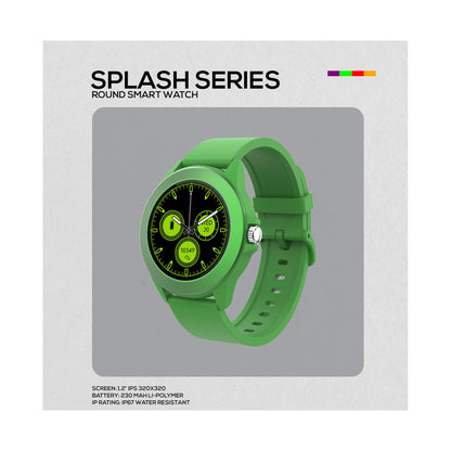 Volkano Splash Series Round Smartwatch - Green
