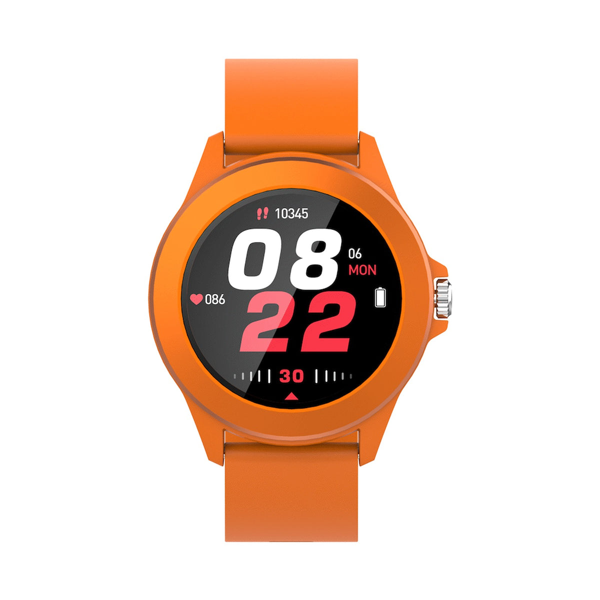 Volkano Splash Series Round Smartwatch - Orange