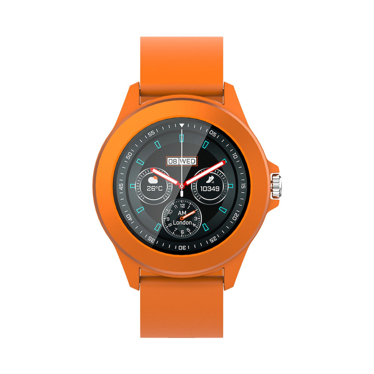 Volkano Splash Series Round Smartwatch - Orange