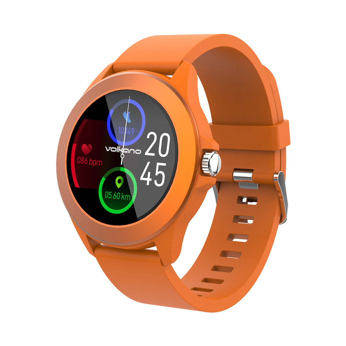 Volkano Splash Series Round Smartwatch - Orange