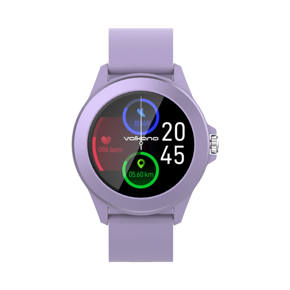 Volkano Splash Series Round Smartwatch - Purple