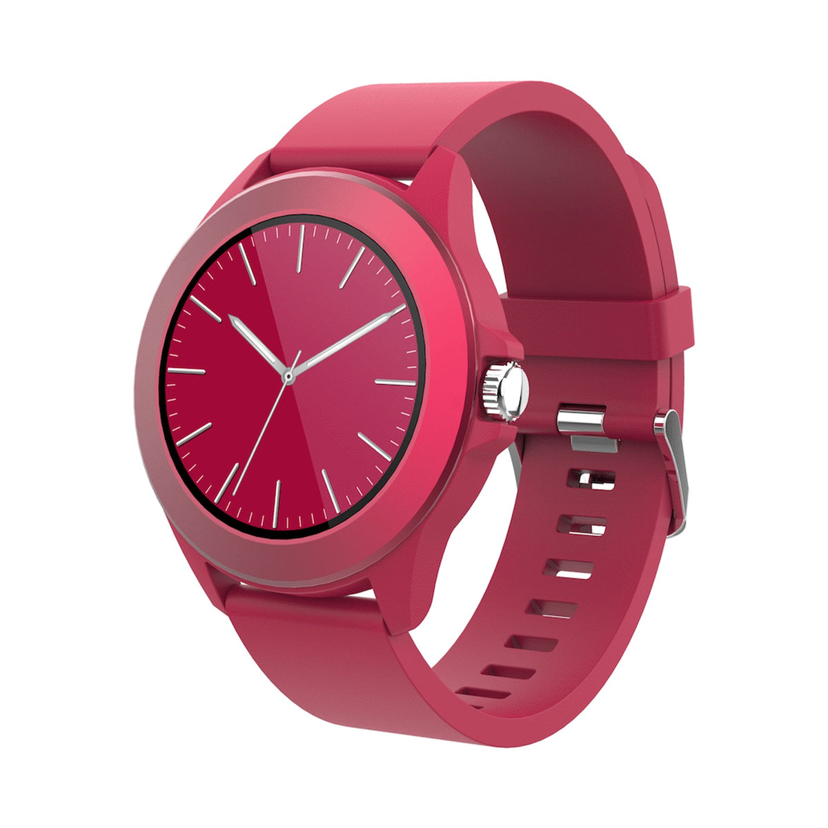 Volkano Splash Series Round Smartwatch - Red