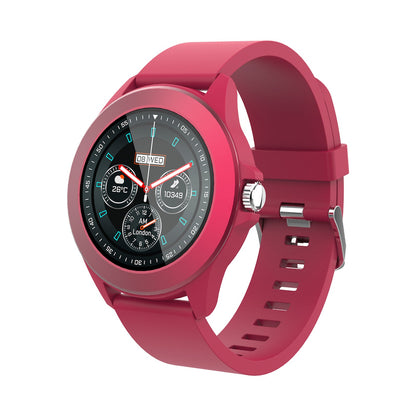 Volkano Splash Series Round Smartwatch - Red