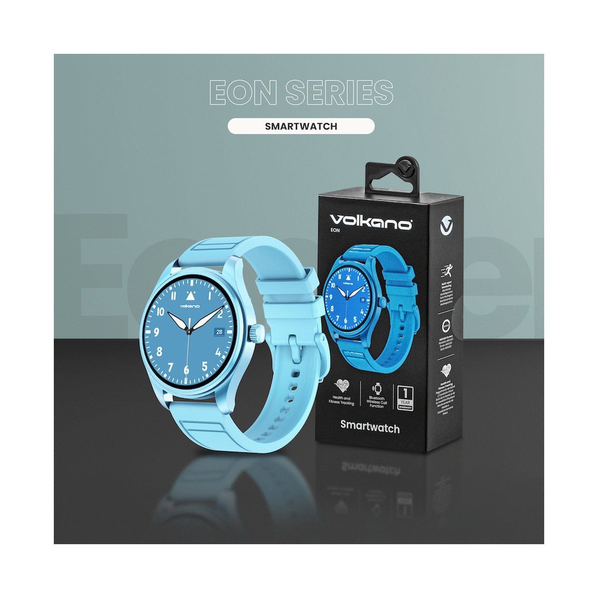 Volkano Eon Series Smartwatch - Light Blue