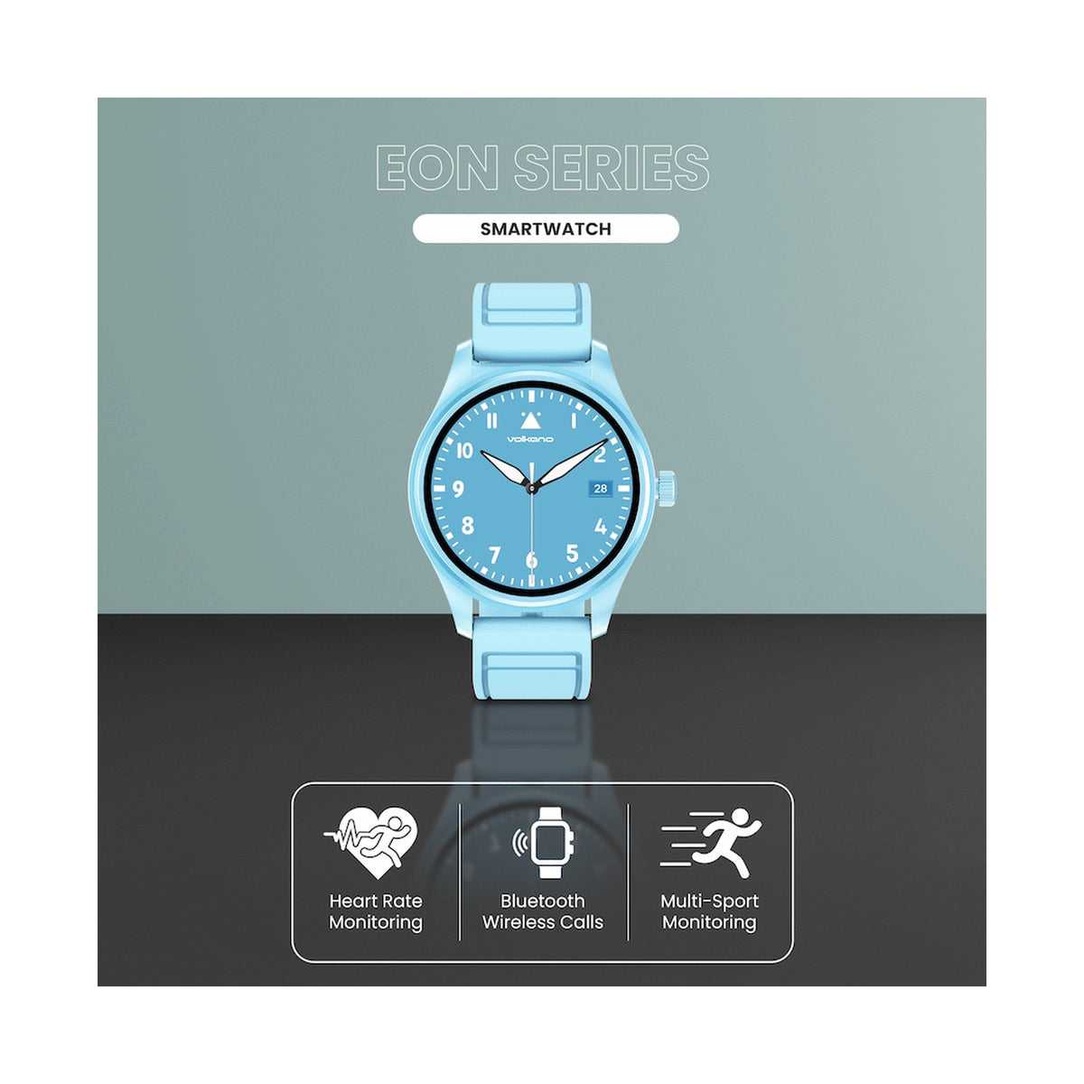 Volkano Eon Series Smartwatch - Light Blue