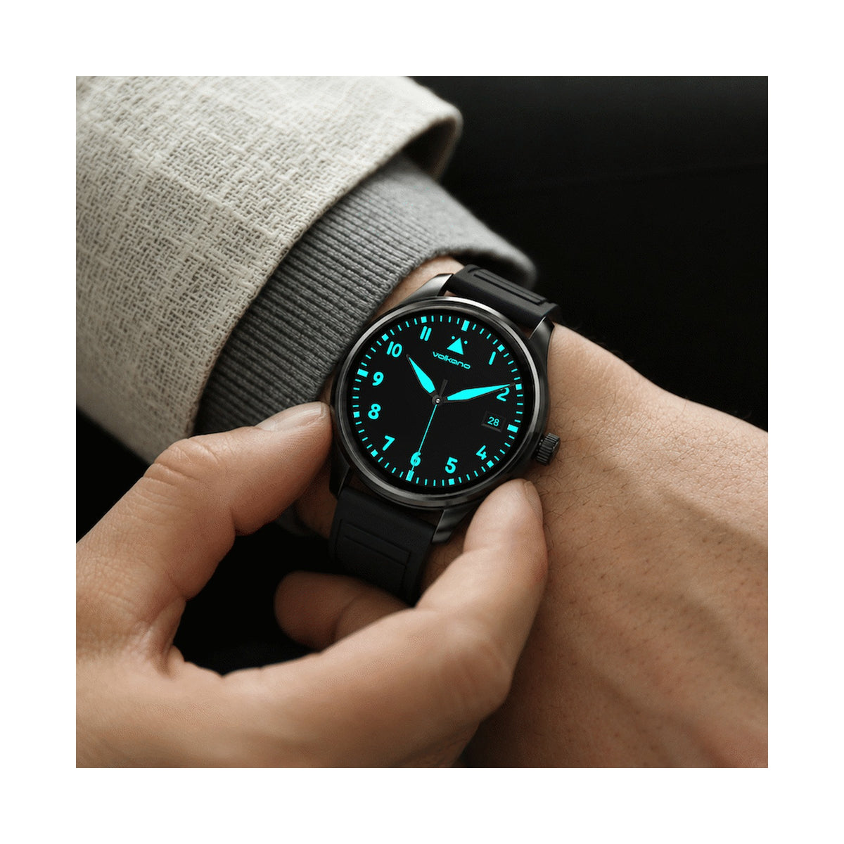 Volkano Eon Series Smartwatch - Black