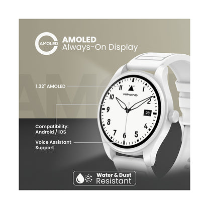 Volkano Eon Series Smartwatch - White