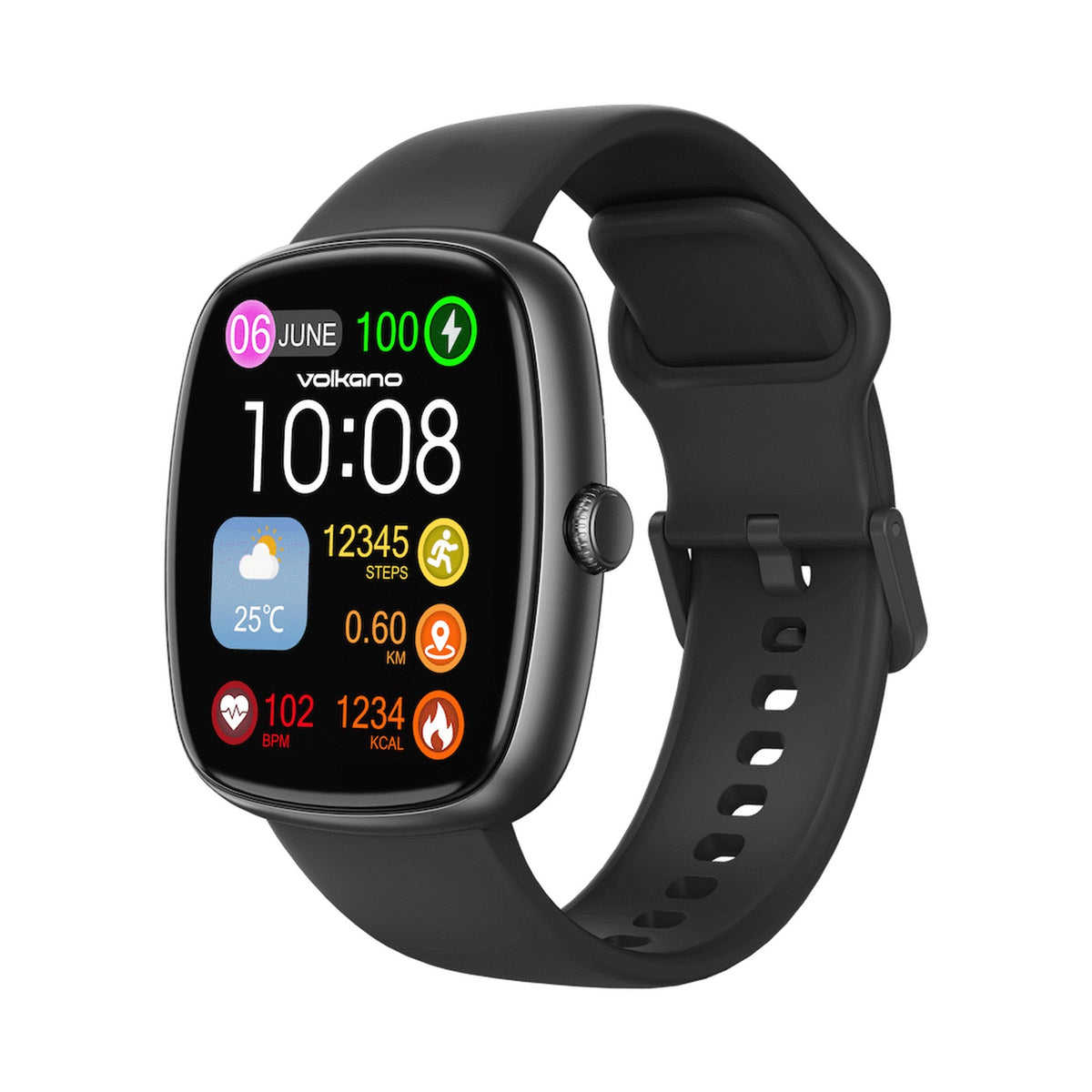 Volkano Elevate Series Smartwatch - Black