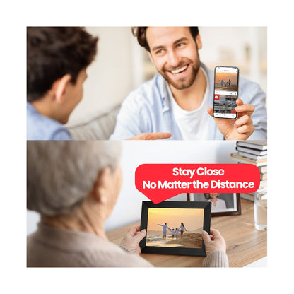 Volkano Scene Series 10.1" Smart Calendar And Digital Photo Frame with Built-In Frameo Software