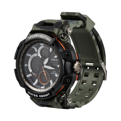 Volkano Routine Series Sports Watch - Green Camo