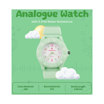 Volkano Mallow Series Kids Analogue Watch - Green