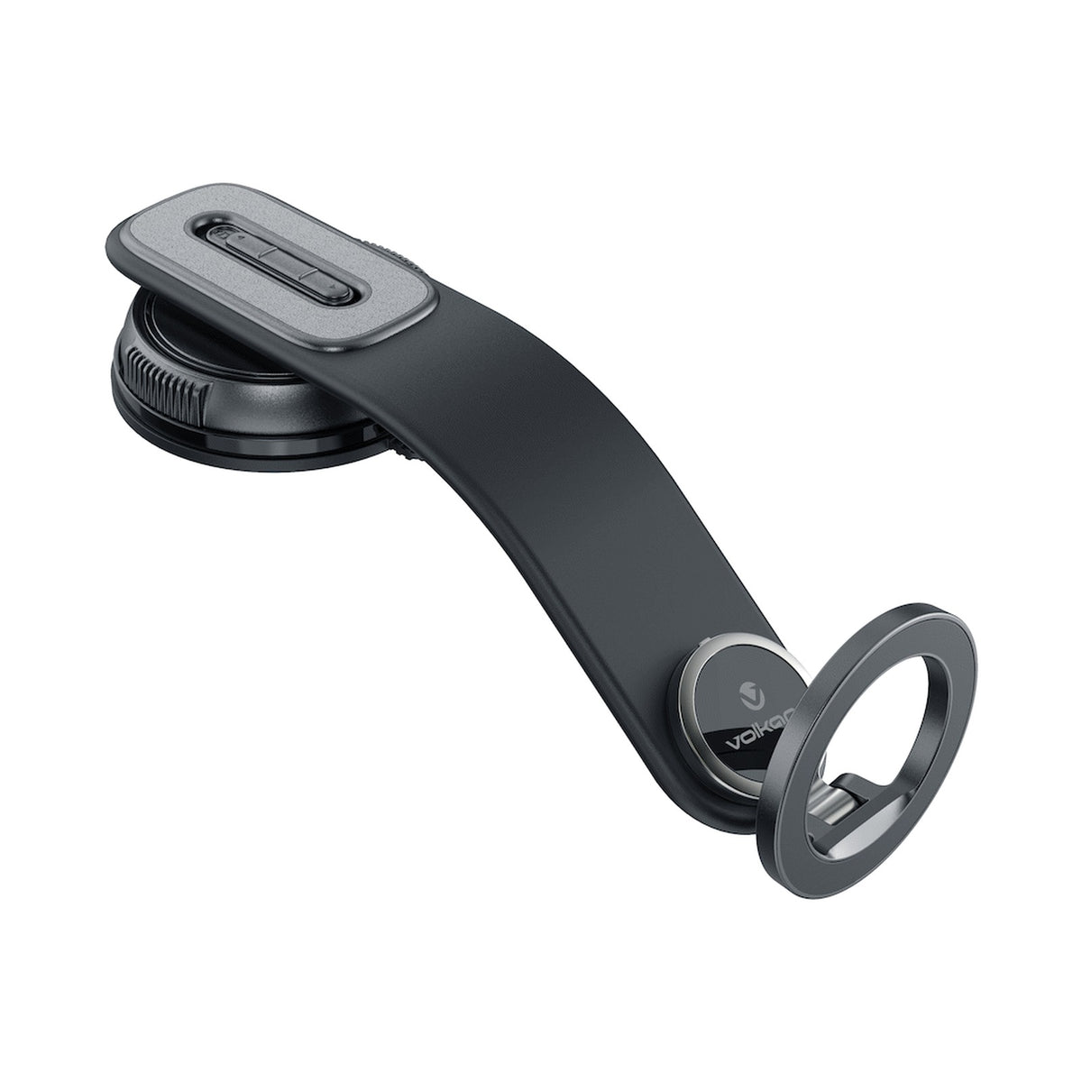 Volkano Arcmount Bendable Dash Mount Magnetic Phone Holder - Black