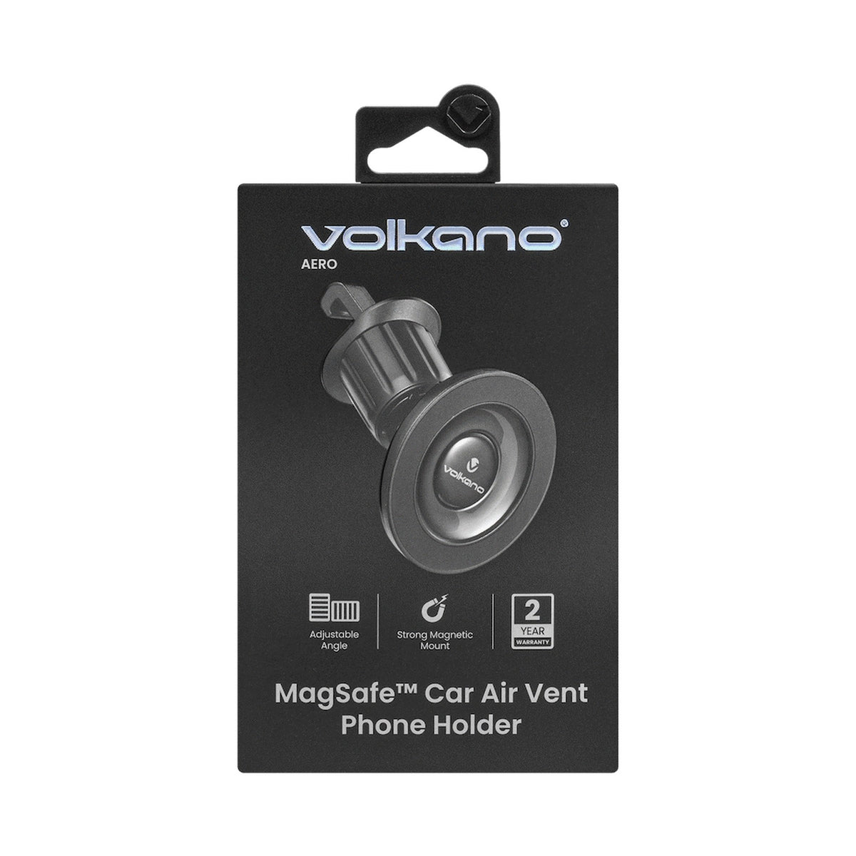 Volkano Aero Series MagSafe Air Vent Car Phone Holder - Black