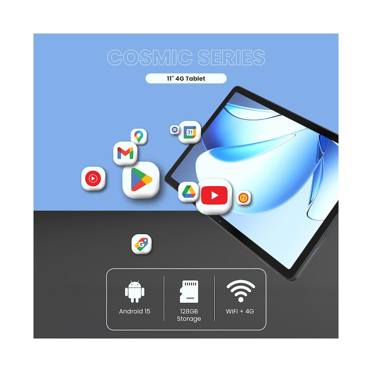 Volkano Cosmic Series 11" 4G Tablet