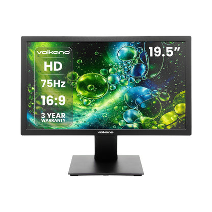 Volkano 19.5" TN Monitor with HDMI/VGA, 75 Hz
