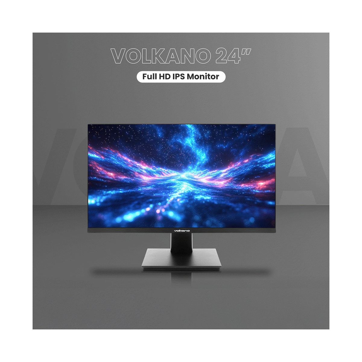 Volkano 24-inch Full HD IPS Monitor with HDMI/VGA, 100 Hz