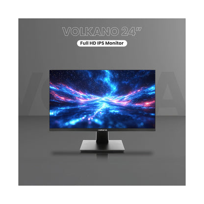 Volkano 24-inch Full HD IPS Monitor with HDMI/VGA, 100 Hz