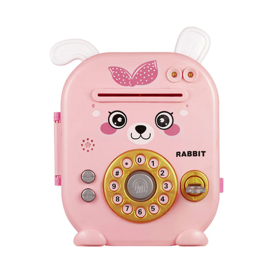 Volkano Kids Rabbit Series Money Saving Vault - Pink