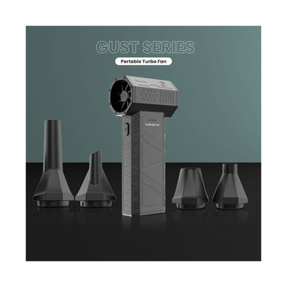 Volkano Gust Series Portable Turbo Fan - Black