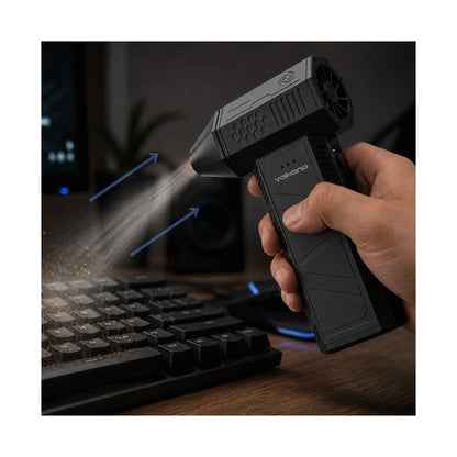 Volkano Gust Series Portable Turbo Fan - Black