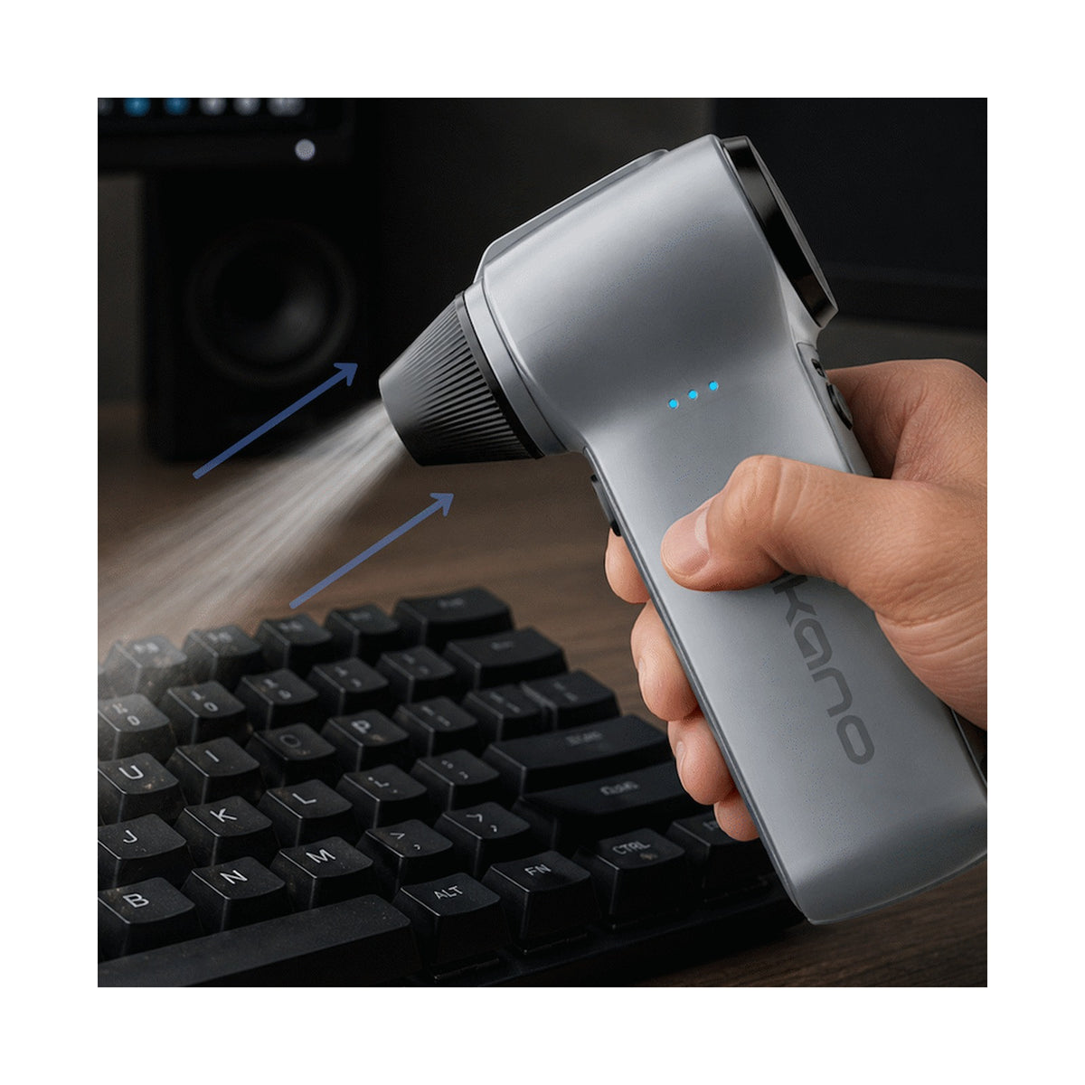 Volkano Vortex Series Portable Extreme Max Turbo Fan - Gun Metal