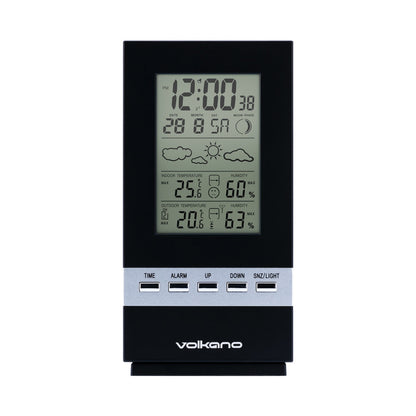 Volkano Dew Series Weather Station - Black