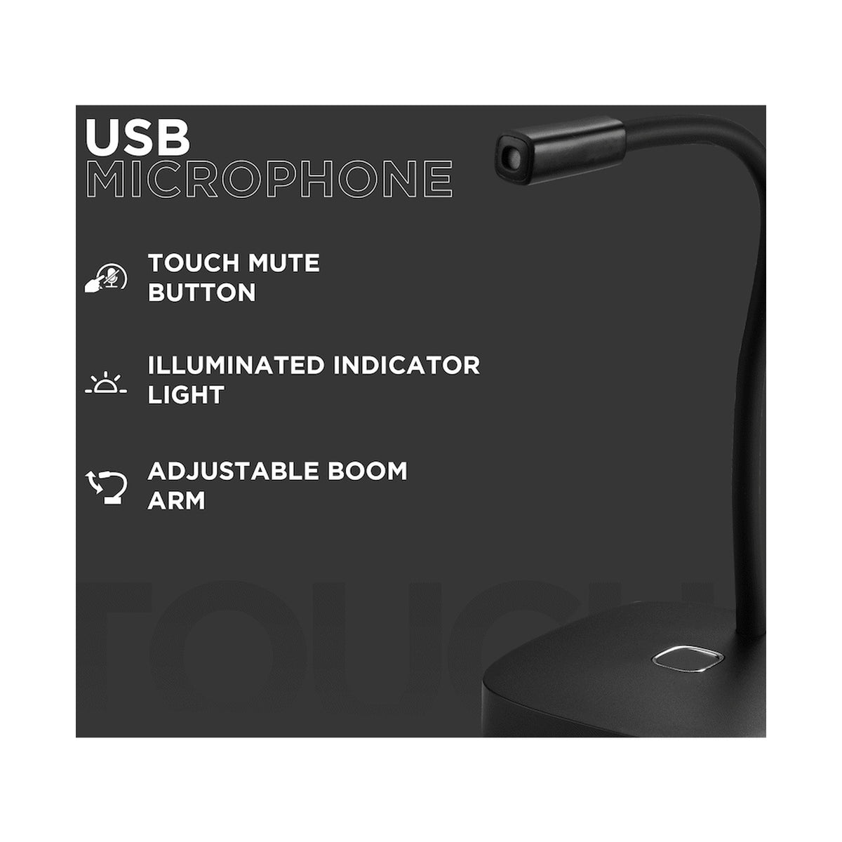 Volkano Stream Desk Pro Series USB Microphone