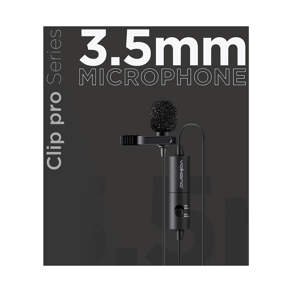 Volkano Clip Pro Series 3.5mm Microphone