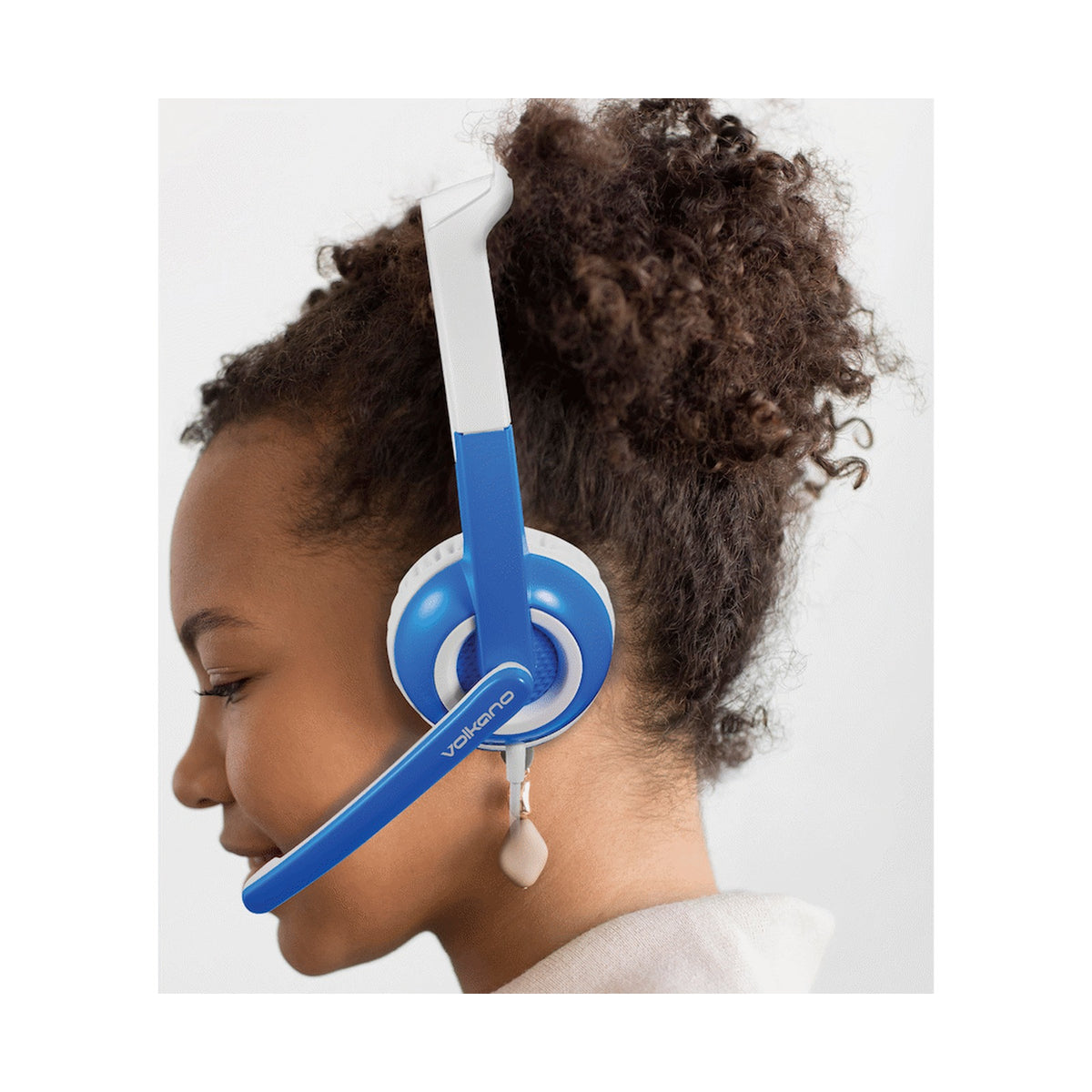Volkano Kids Chat Junior series headset with mic - Blue