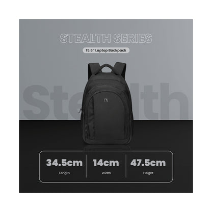 Volkano Stealth 15.6" Laptop Backpack - Black