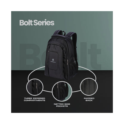 Volkano Bolt series backpack Black
