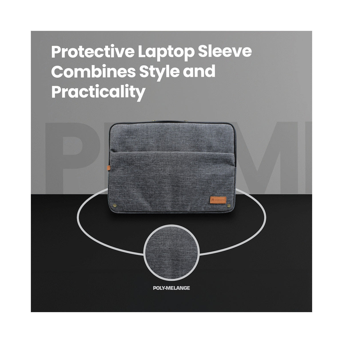 Volkano Premier Series 13.3" Laptop Sleeve - Dark Grey