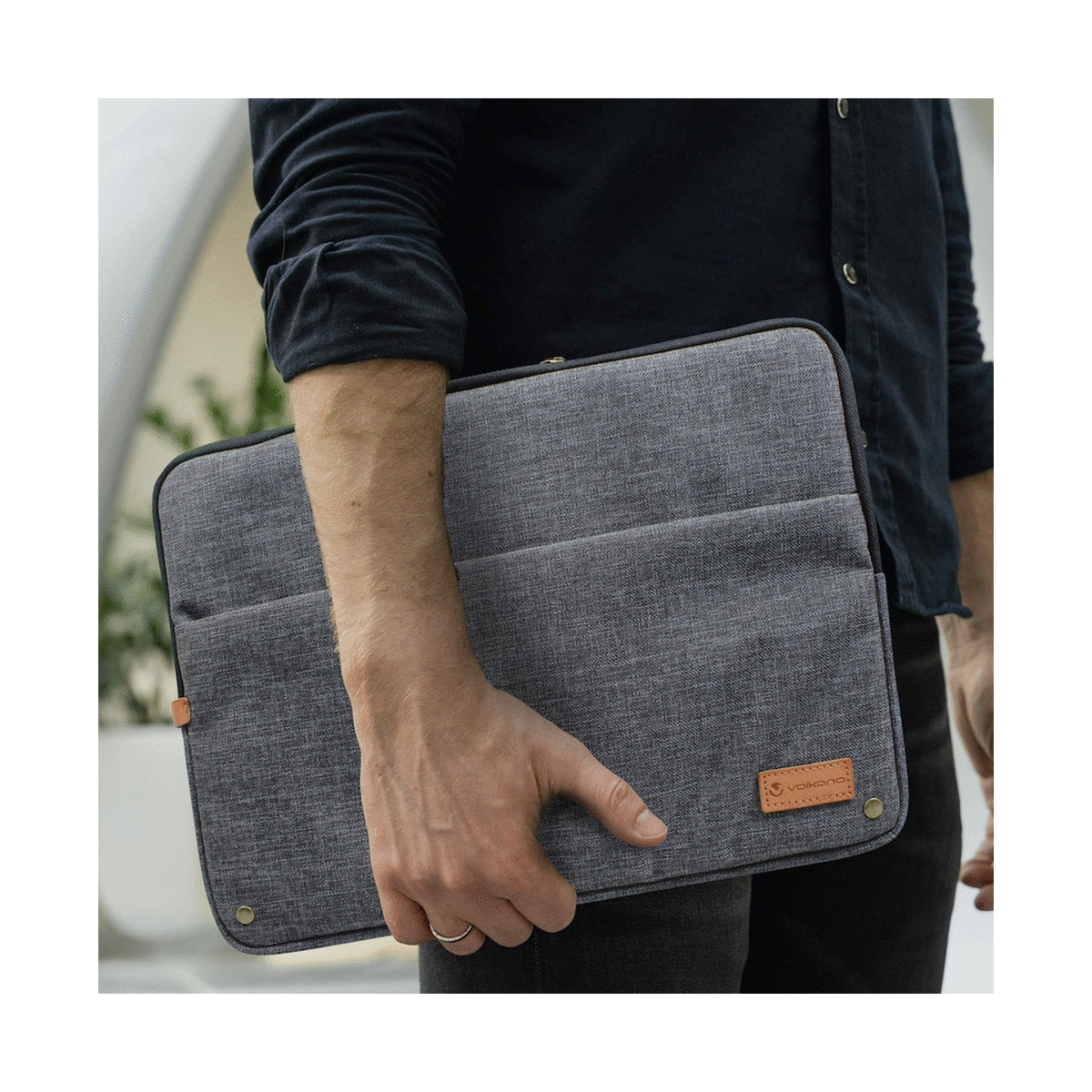 Volkano Premier Series 13.3" Laptop Sleeve - Dark Grey