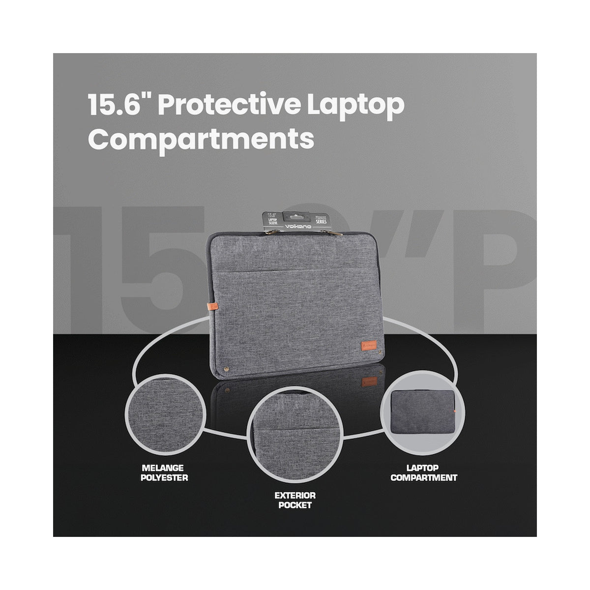 Volkano Premier Series Laptop Sleeve 15.6"
