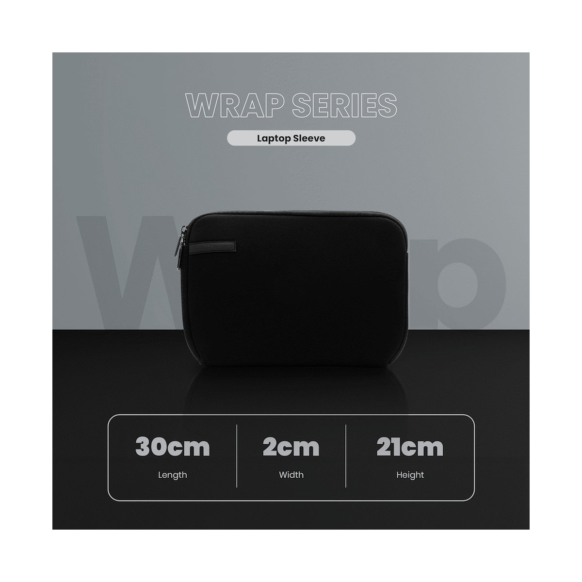 Volkano Wrap series 11.6" Laptop sleeve Black