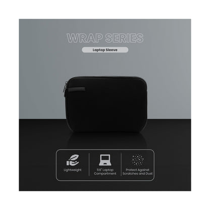Volkano Wrap series 11.6" Laptop sleeve Black