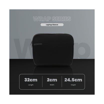 Volkano Wrap series 13.3" Laptop sleeve Black