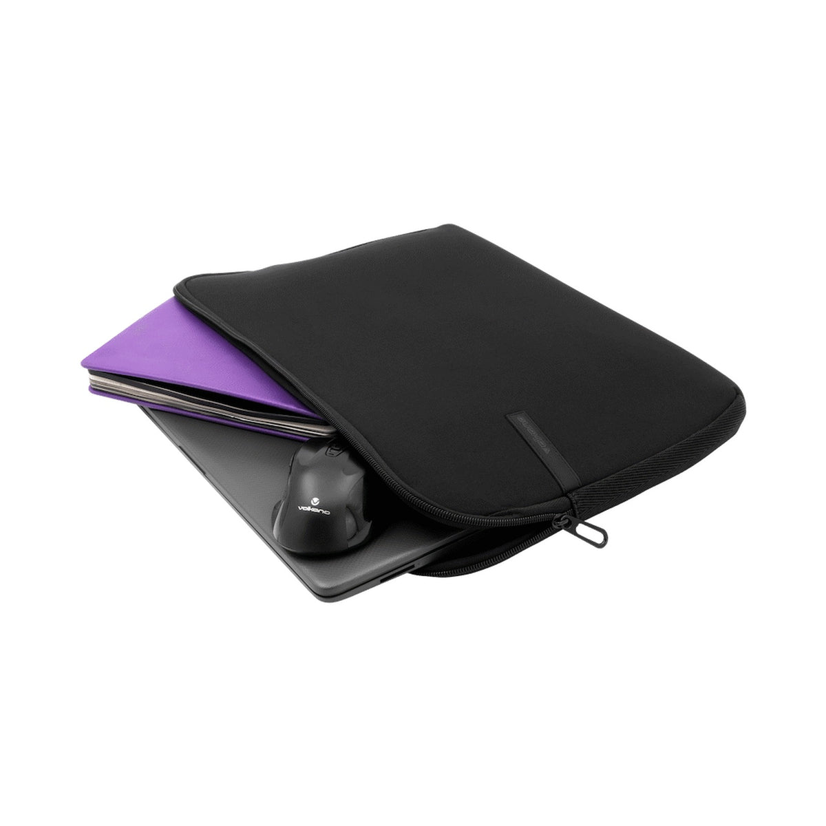 Volkano Wrap Series Laptop Sleeve 15.6" - Black