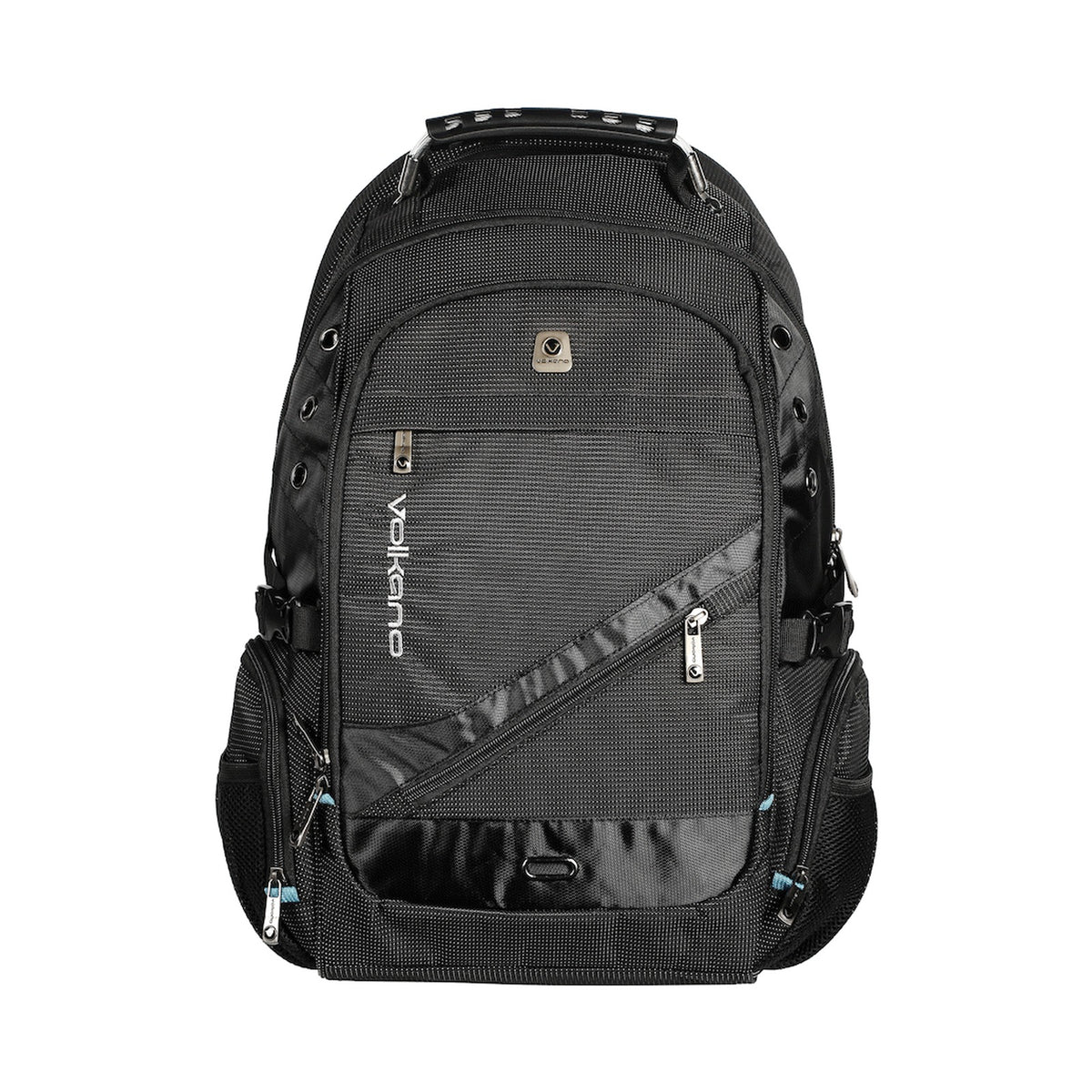 Volkano G-Unit Backpack - Black/Grey/Turquoise