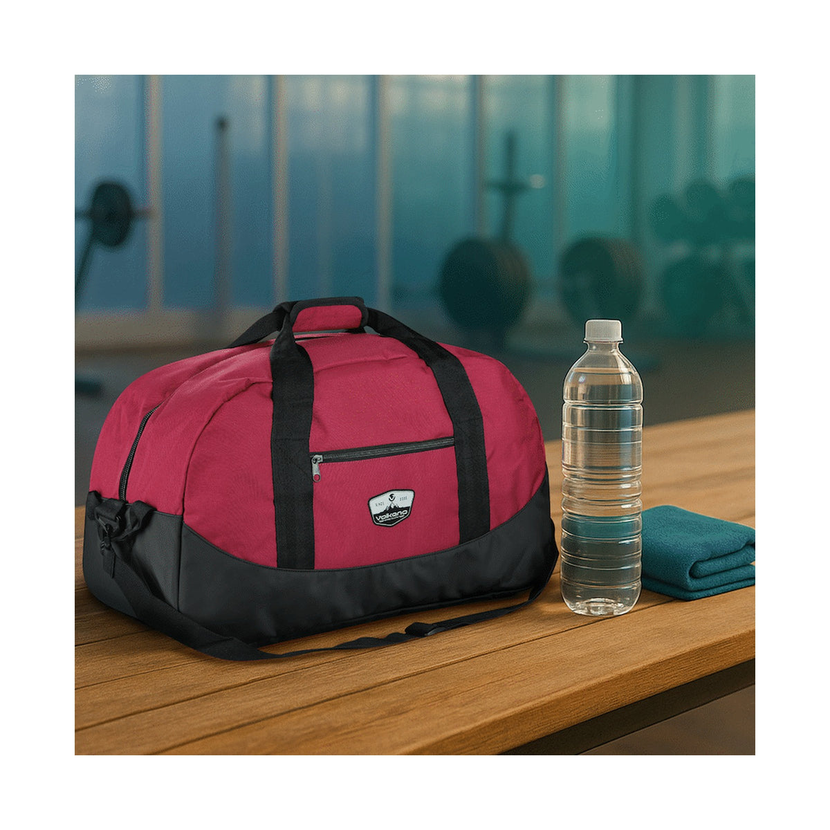 Volkano Notties Weekender Duffle 50l - Red/Black